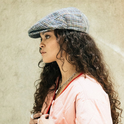 Gorra plana Hooligan Micro Houndstooth de Brixton - Multicolor