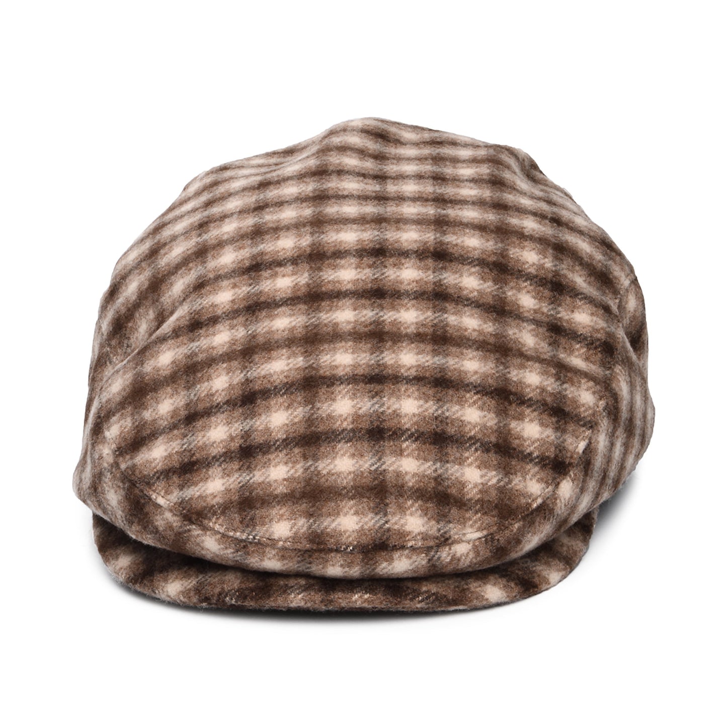 Gorra plana Hooligan a cuadros de Brixton - Arena-Marrón