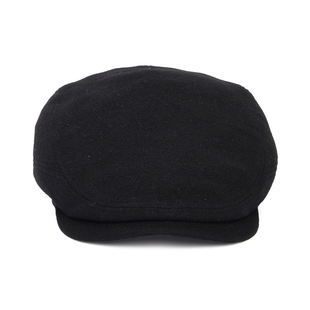 Gorra plana Driver de lana-cachemira de Stetson - Negro