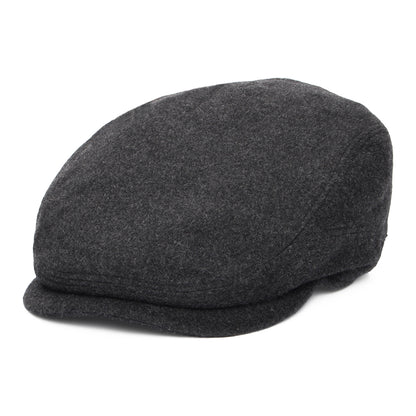 Gorra plana Driver de lana-cachemira de Stetson - Antracita