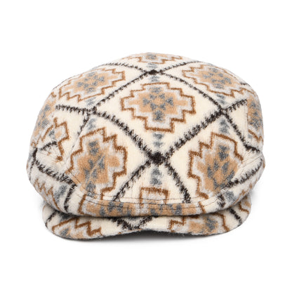 Gorra plana Navajo Driver de Stetson - Crema-Beige