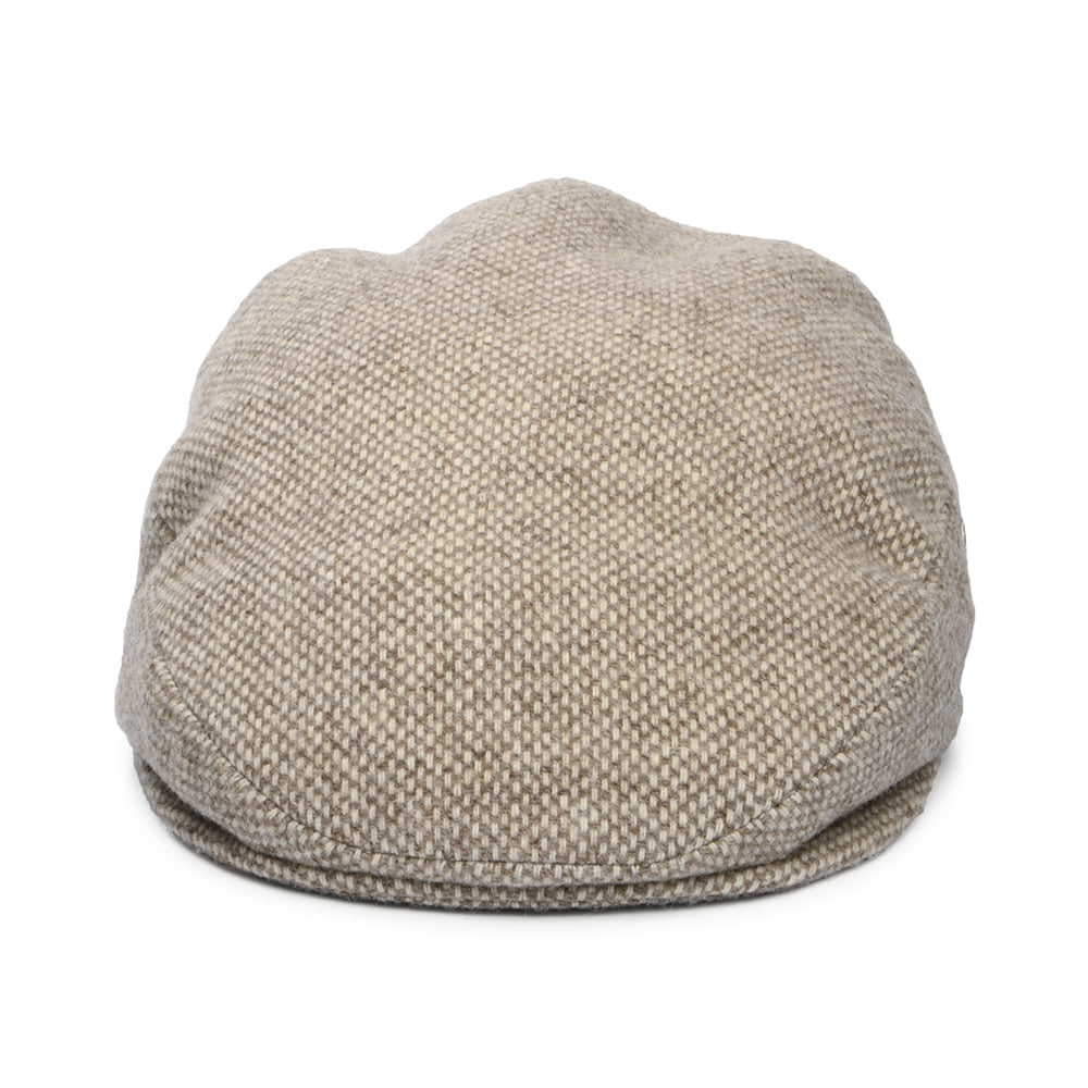 Gorra plana de lana de merino orgánica de City Sport - Marrón Claro