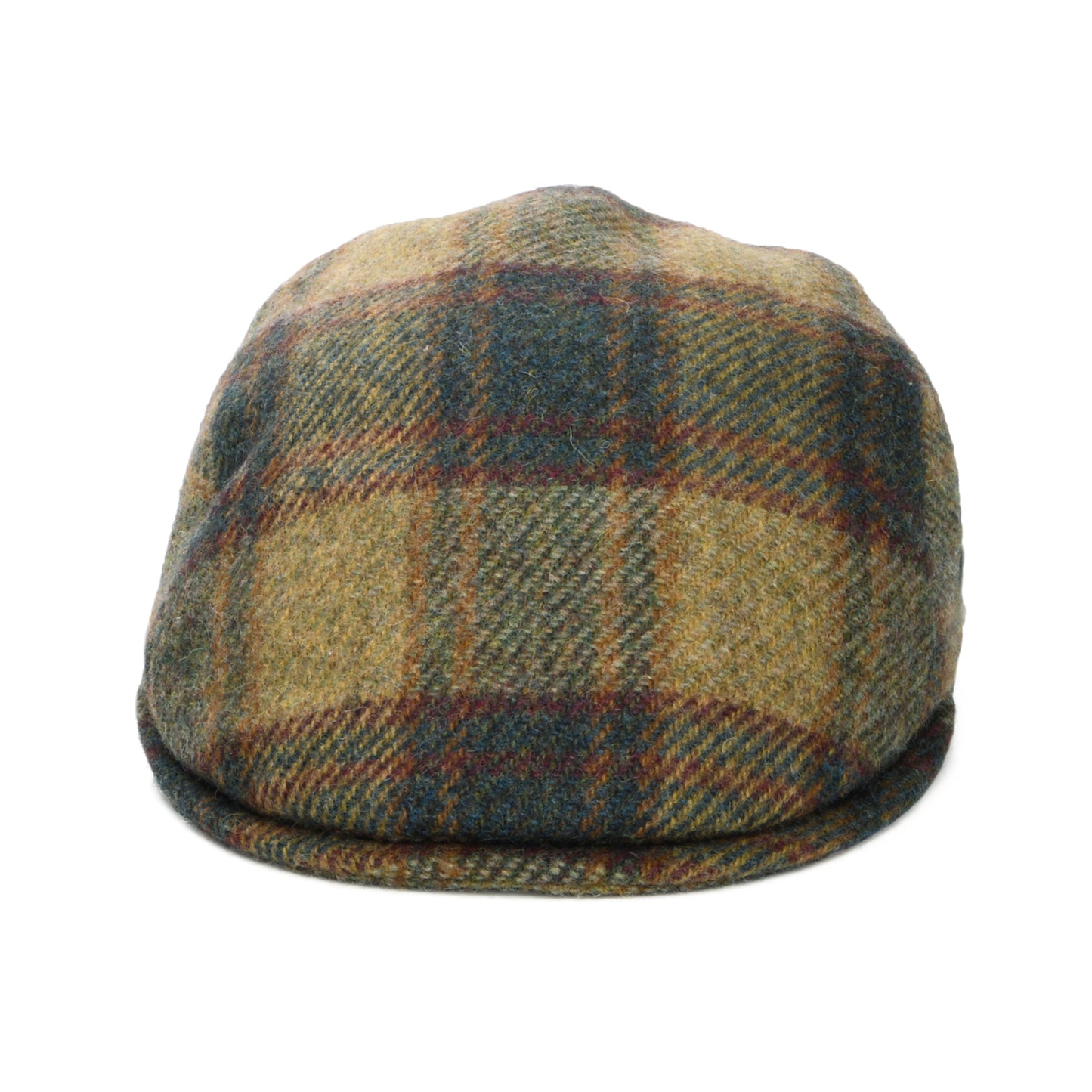 Gorra plana Le Charmeur de lana virgen británica de City Sport - Verde Oliva Claro-Multi