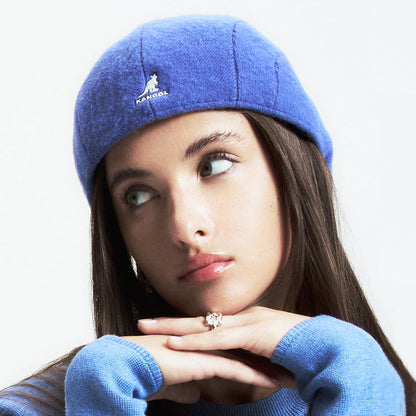 Gorra plana 507 de lana de Kangol - Indigo