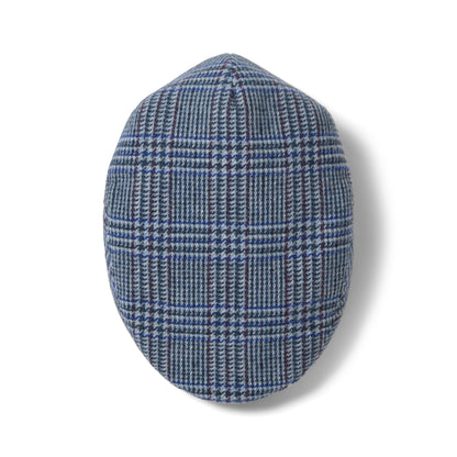 Gorra plana Hooligan ligera Príncipe de Gales de Brixton - Azul Ártico-Azul Real