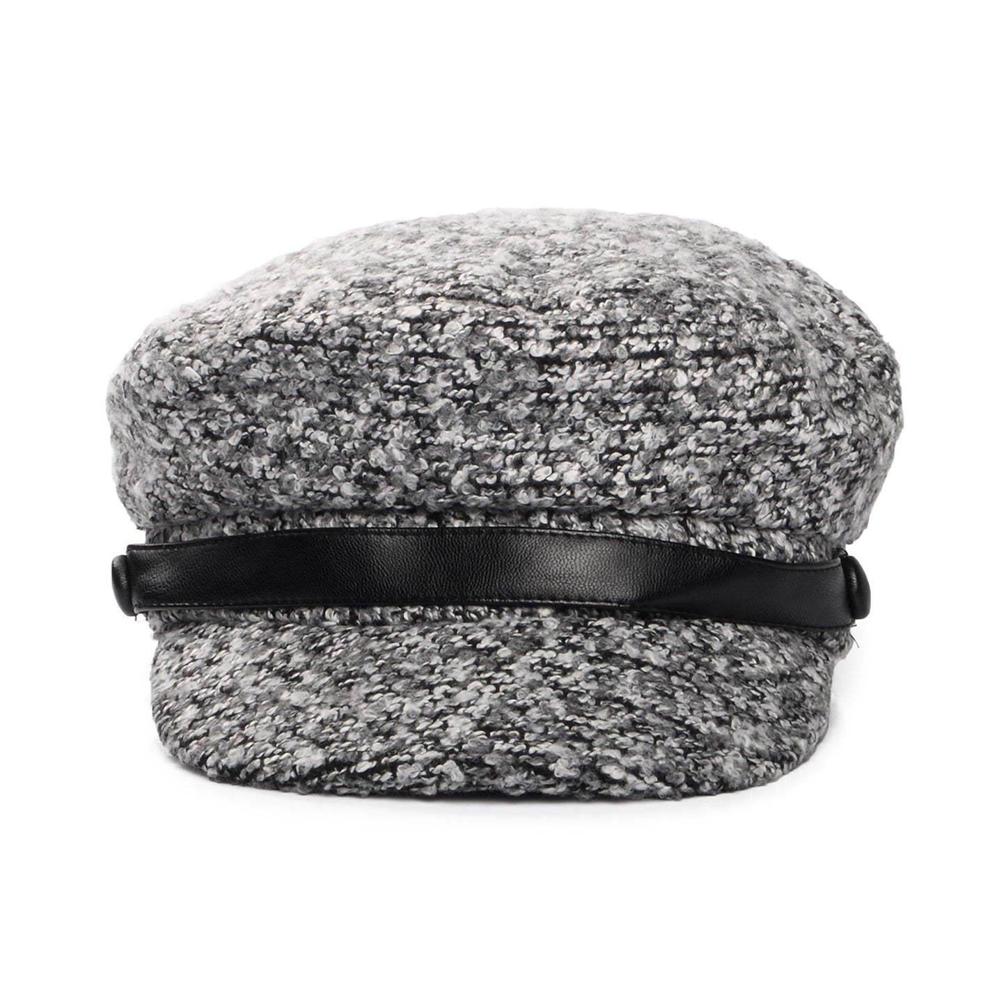 Gorra Baker Boy Donnna de bouclé de Scala - Gris