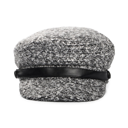Gorra Baker Boy Donnna de bouclé de Scala - Gris