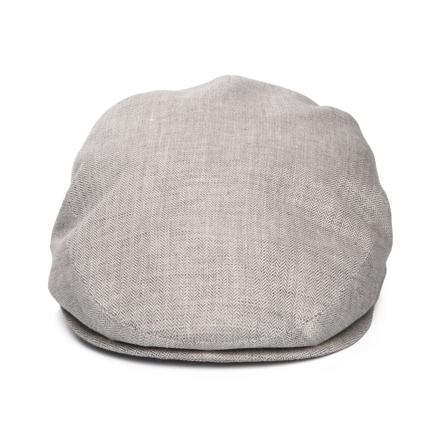 Gorra plana de lino micro espiga de City Sport - Gris Claro