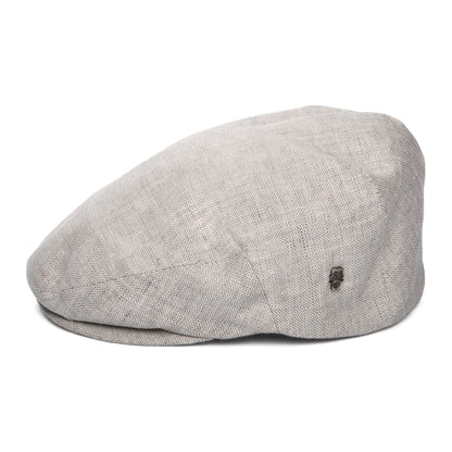 Gorra plana de lino micro espiga de City Sport - Gris Claro