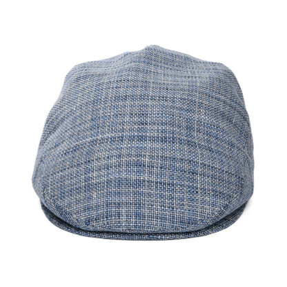 Gorra plana texturado de lino-algodón de City Sport - Azul