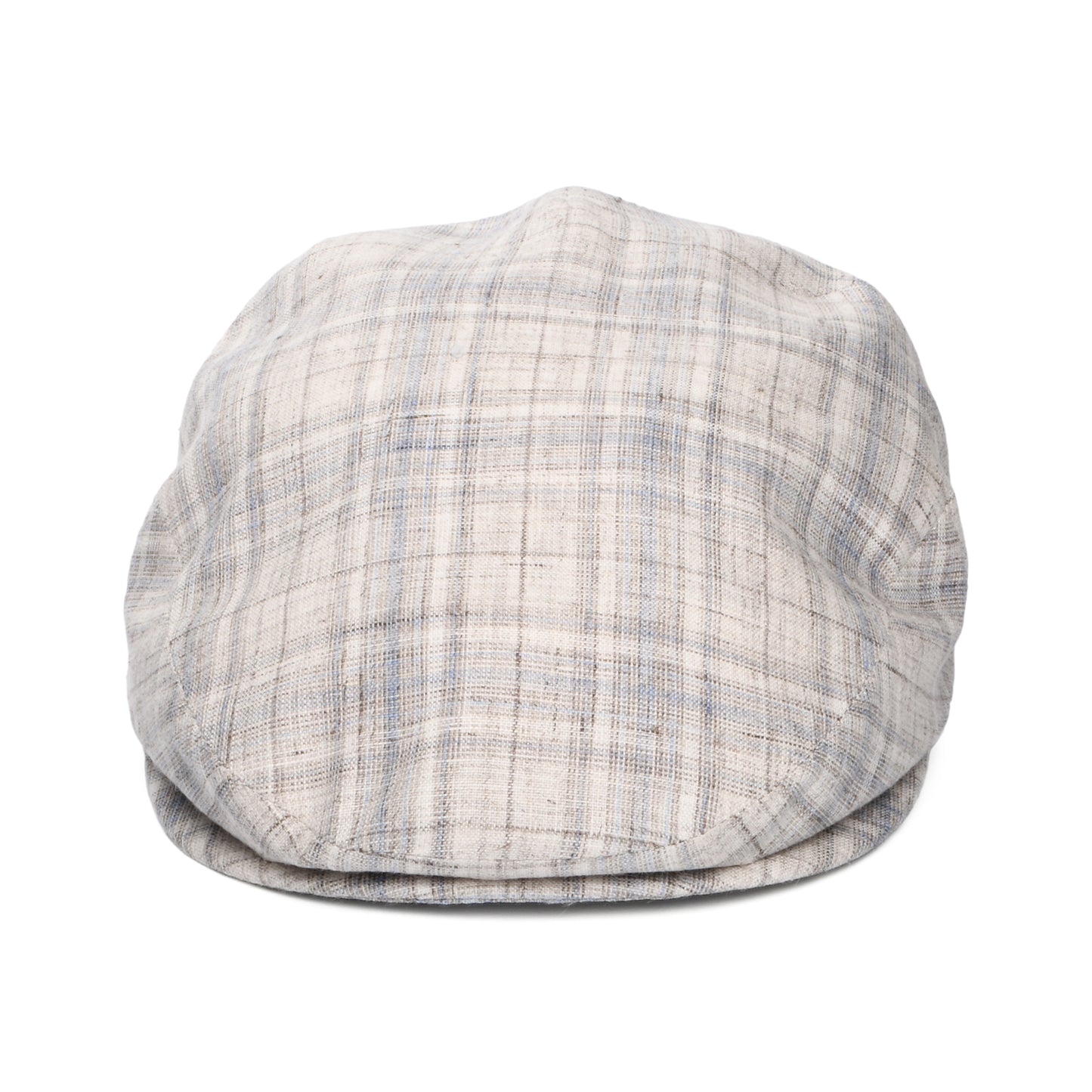 Gorra plana Eton de lino de City Sport - Piedra-Azul Claro