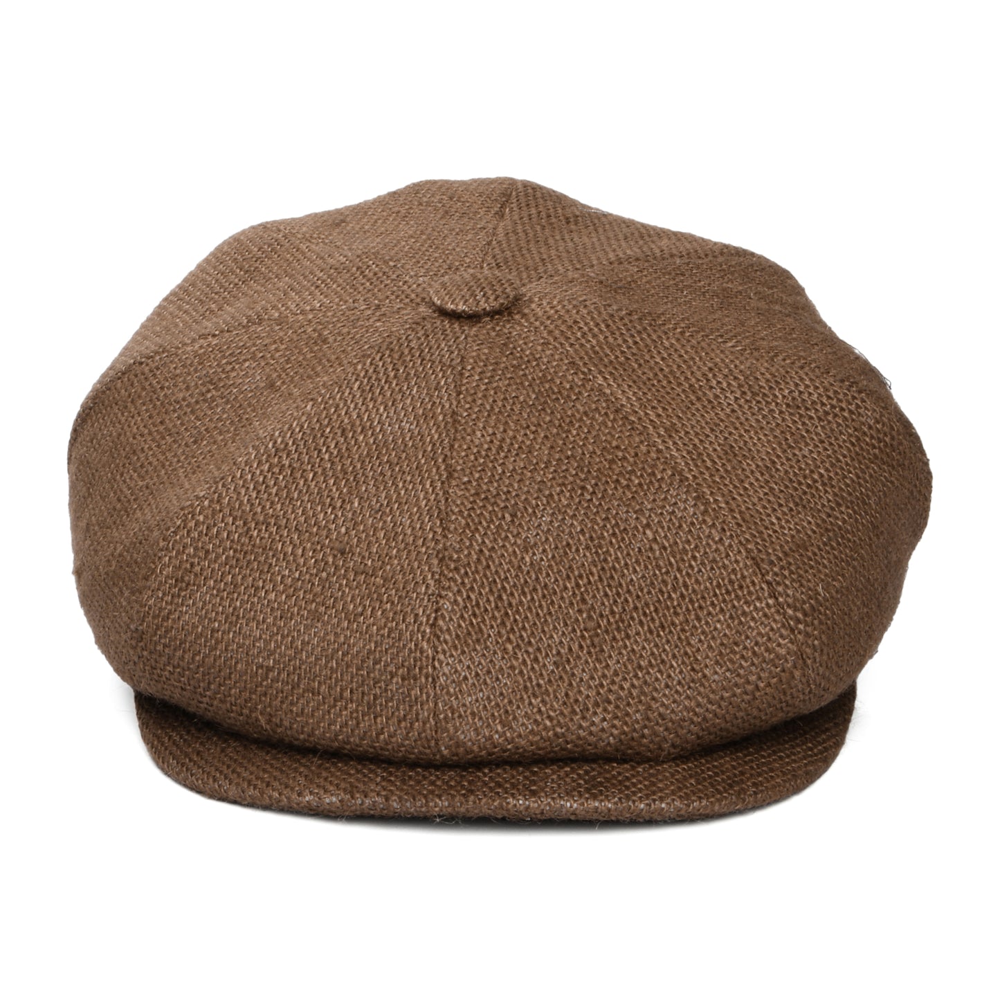Gorra Newsboy redonda de yute de City Sport - Gris Topo