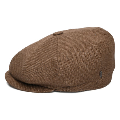 Gorra Newsboy redonda de yute de City Sport - Gris Topo