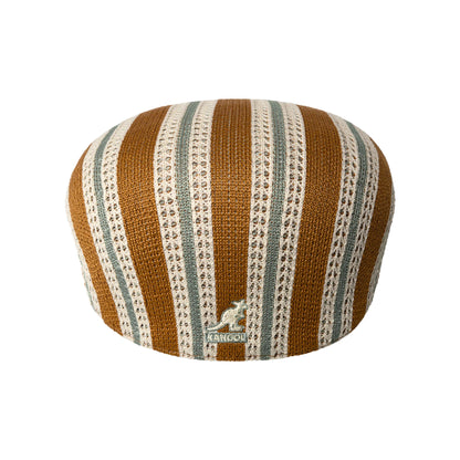 Gorra plana Resort Stripe 504 de Tropic de Kangol - Beige Arena-Crema