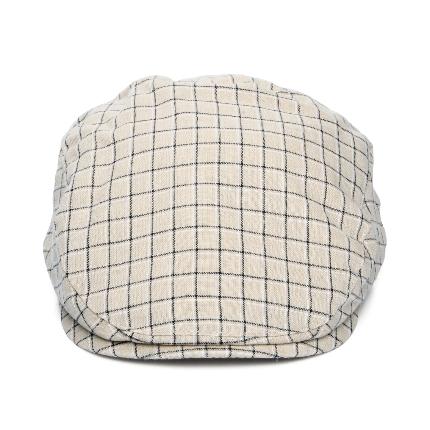 Gorra plana Liam de algodón y lino de Bailey - Beige