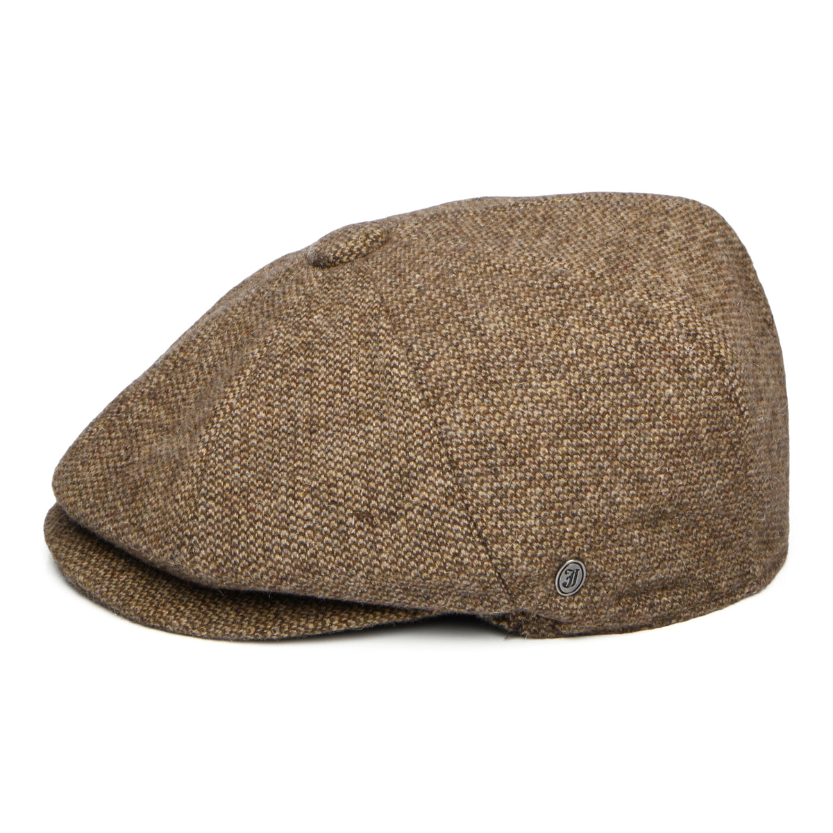 Gorra Newsboy redonda Gotham de Jaxon & James - Marrón