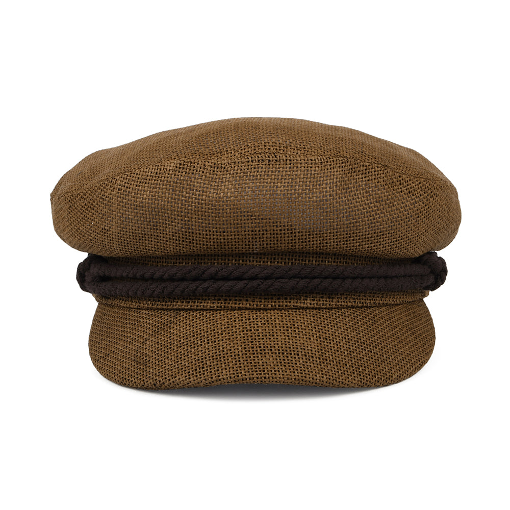 Gorra marinera Lightweight X de paja de Brixton - Marrón Claro