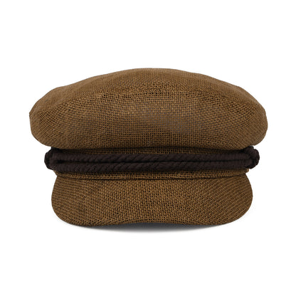Gorra marinera Lightweight X de paja de Brixton - Marrón Claro