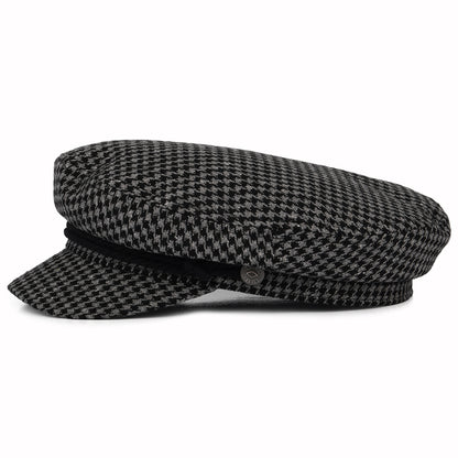 Gorra marinera pata de gallo de Brixton - Gris-Negro