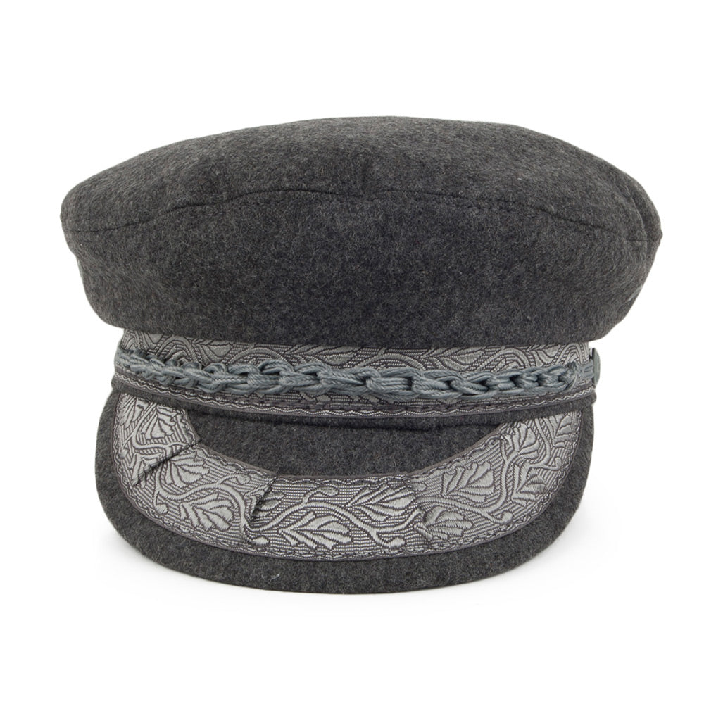 Gorra marinera griega de lana de Jaxon & James - Gris