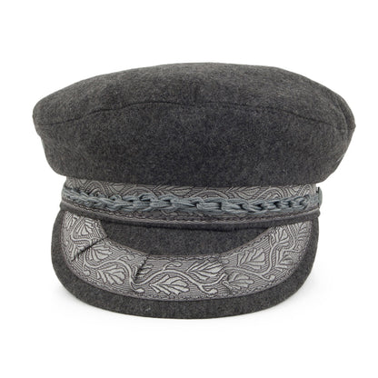Gorra marinera griega de lana de Jaxon & James - Gris