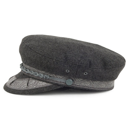 Gorra marinera griega de lana de Jaxon & James - Gris