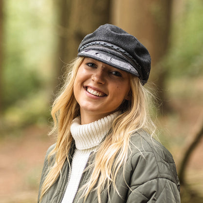 Gorra marinera griega de lana de Jaxon & James - Gris