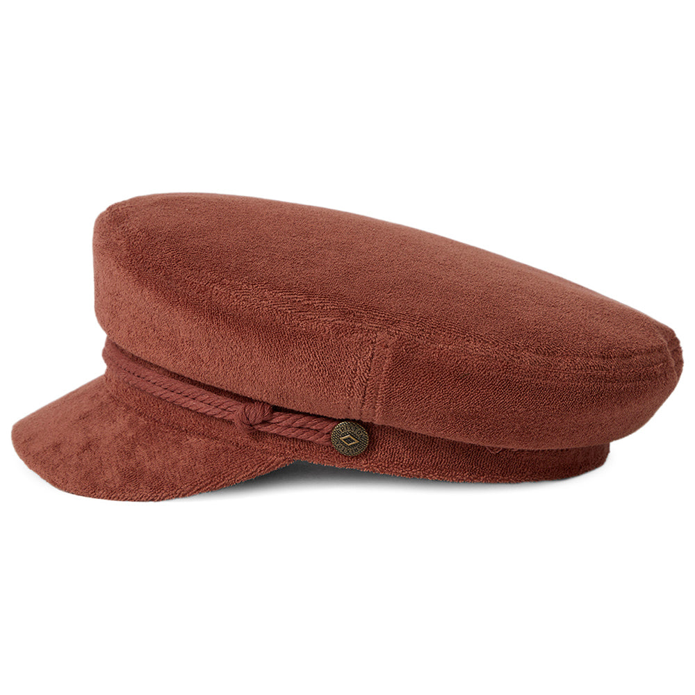 Gorra marinera de felpa de Brixton - Ocre