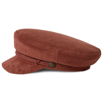Gorra marinera de felpa de Brixton - Ocre