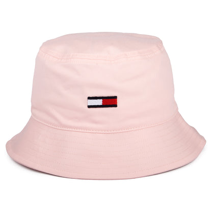 Sombrero de pescador TJW Flag de algodón orgánico de Tommy Hilfiger - Rosa Claro