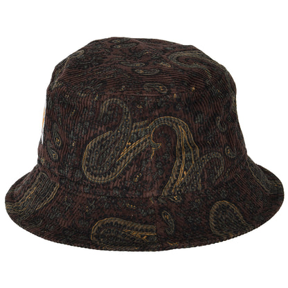Sombrero de pescador de pana estampado cachemira de Carhartt WIP - Burdeos-Multi