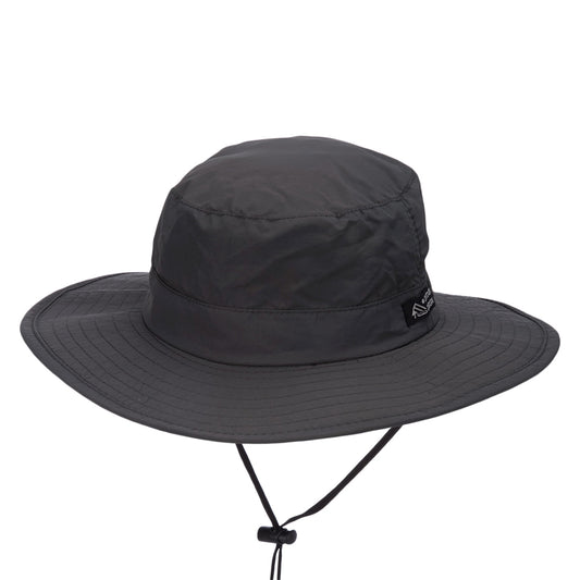 Sombrero Booney Evergreen plegable Ala ancha de Dorfman Pacific - Antracita
