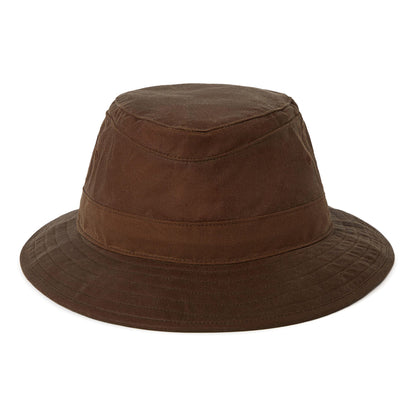 Sombrero Boonie Dunes Safari Weather Guard de algodón encerado de Brixton - Cobrizo