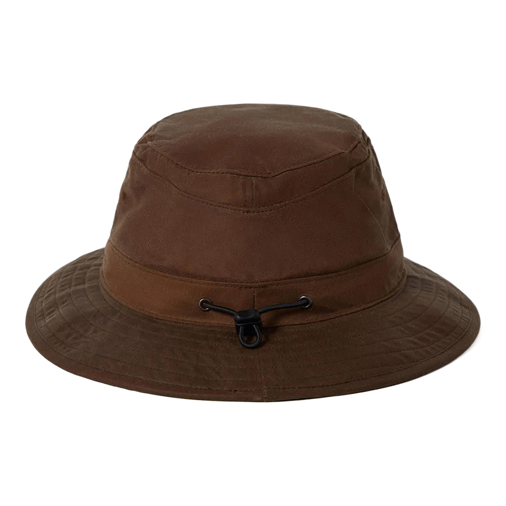 Sombrero Boonie Dunes Safari Weather Guard de algodón encerado de Brixton - Cobrizo