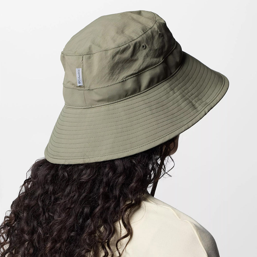 Sombrero de Sol con cresta de diamante de Columbia - Verde Oliva