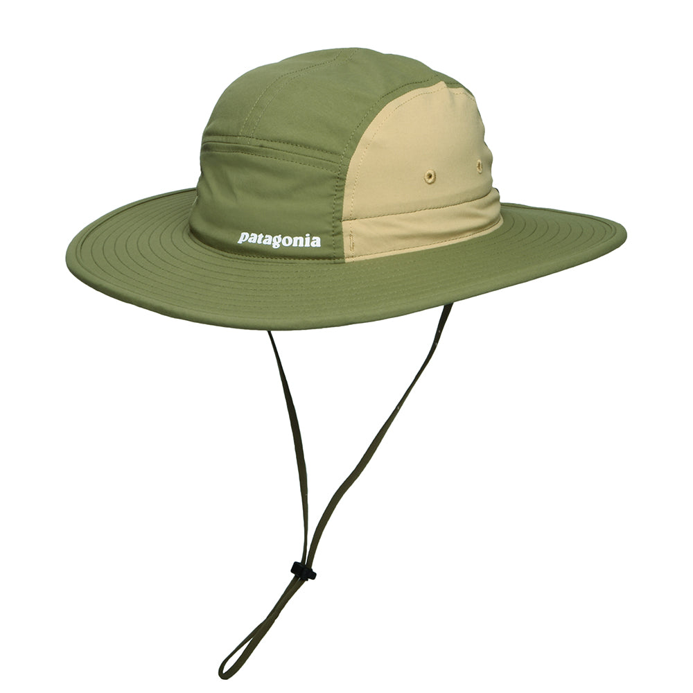 Sombrero Boonie Quandary Brimmer reciclado de Patagonia - Verde Oliva-Marrón Claro