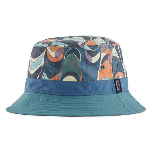 Sombrero de pescador Swallowtail Geo Wavefarer de Patagonia - Múltiples tonalidades azules