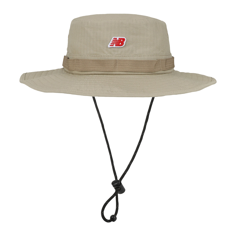 Sombrero Boonie Parche de NB de Ripstop de algodón de New Balance - Piedra