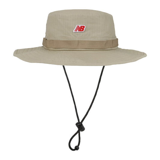 Sombrero Boonie Parche de NB de Ripstop de algodón de New Balance - Piedra