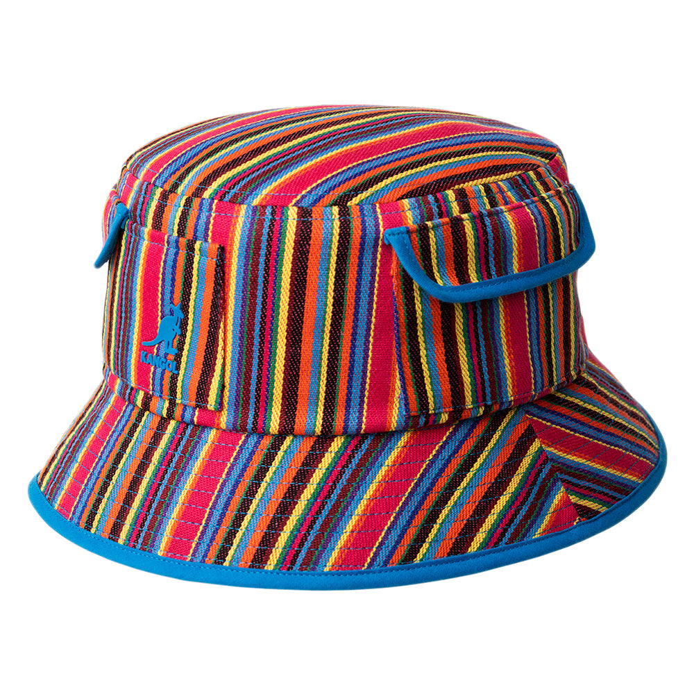 Sombrero de pescador con rayas multicolores de Kangol - Arco Iris