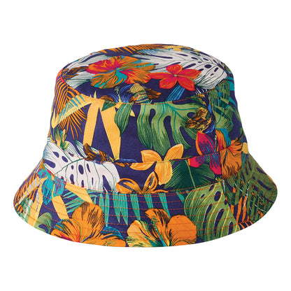 Sombrero de pescador reversible de algodón de Failsworth - Ocre