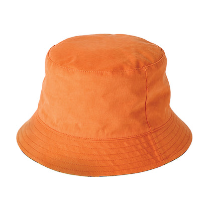 Sombrero de pescador reversible de algodón de Failsworth - Ocre