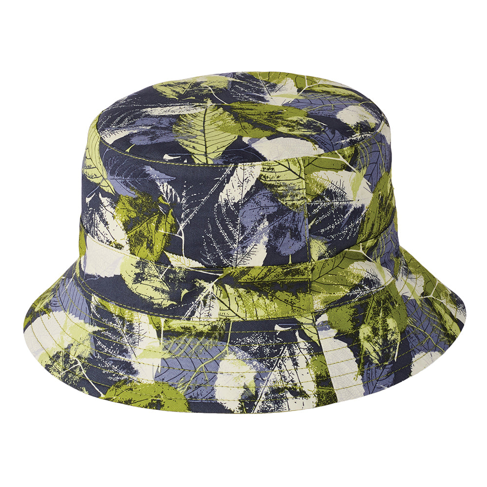 Sombrero de pescador reversible de algodón de Failsworth - Verde Manzana
