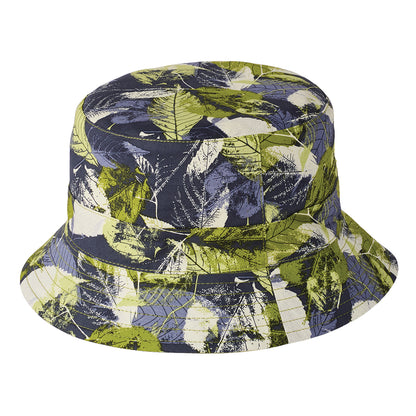 Sombrero de pescador reversible de algodón de Failsworth - Verde Manzana