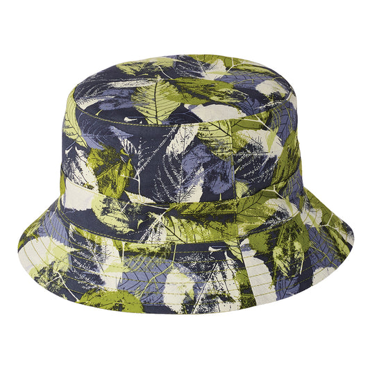 Sombrero de pescador reversible de algodón de Failsworth - Verde Manzana