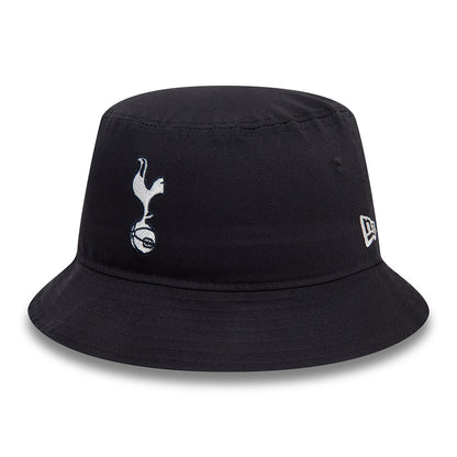 Sombrero de pescador Tottenham Hotspur FC de algodón de New Era - Azul Marino-Blanco