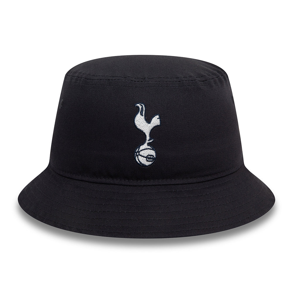 Sombrero de pescador Tottenham Hotspur FC de algodón de New Era - Azul Marino-Blanco