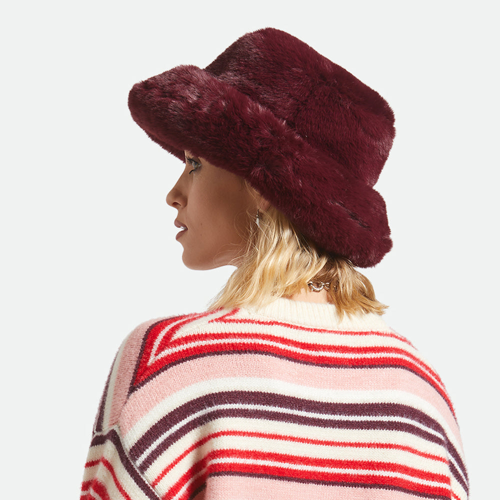 Sombrero de pescador Dion plegable de piel sintética para mujeres de Brixton - Oporto