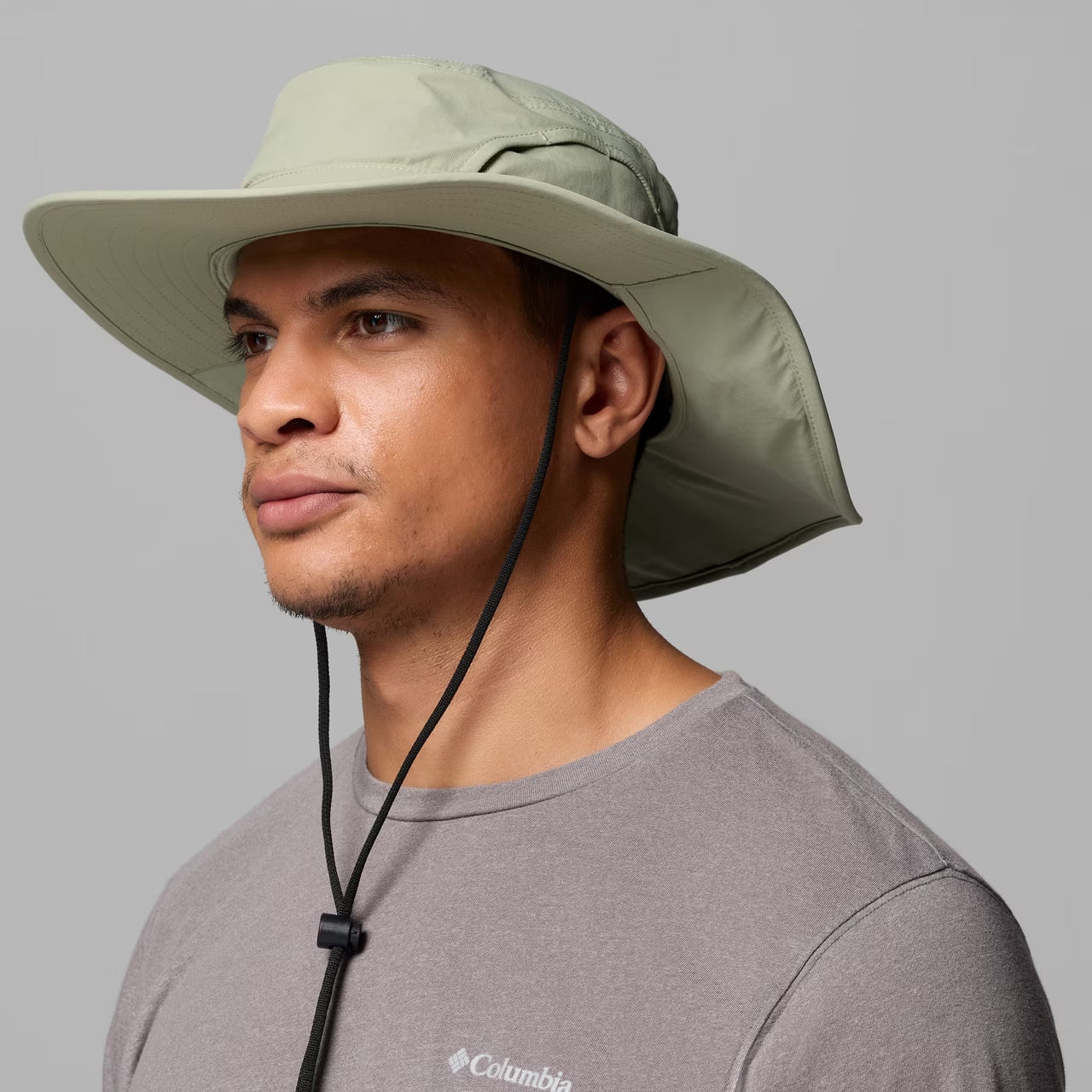 Sombrero Boonie Coolhead Zero IV con solapa de Columbia - Verde Oliva Claro