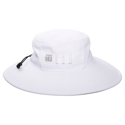 Sombrero Boonie Golf Crest Climacool reciclada de Adidas - Blanco